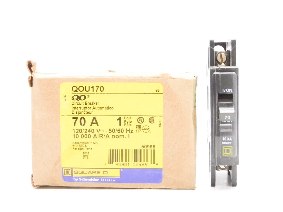 SQUARE D QOU170 70A 120/240V NSMP