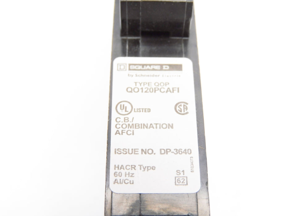 SQUARE D QO120PCAFI 20A 120V NSMP