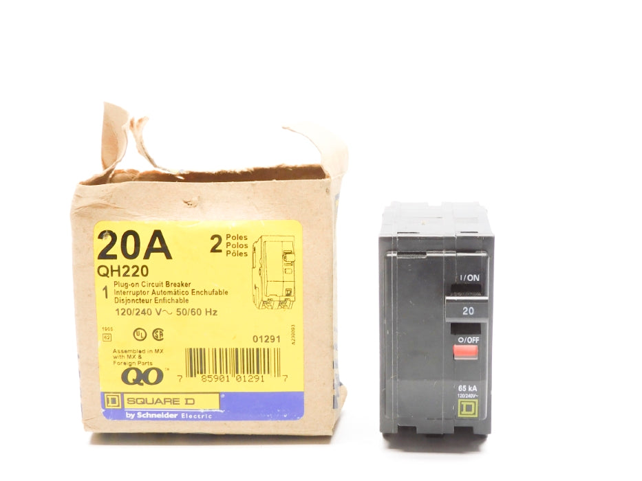 SQUARE D QH220 20A 120/240V NSMP