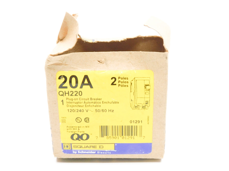 SQUARE D QH220 20A 120/240V NSMP