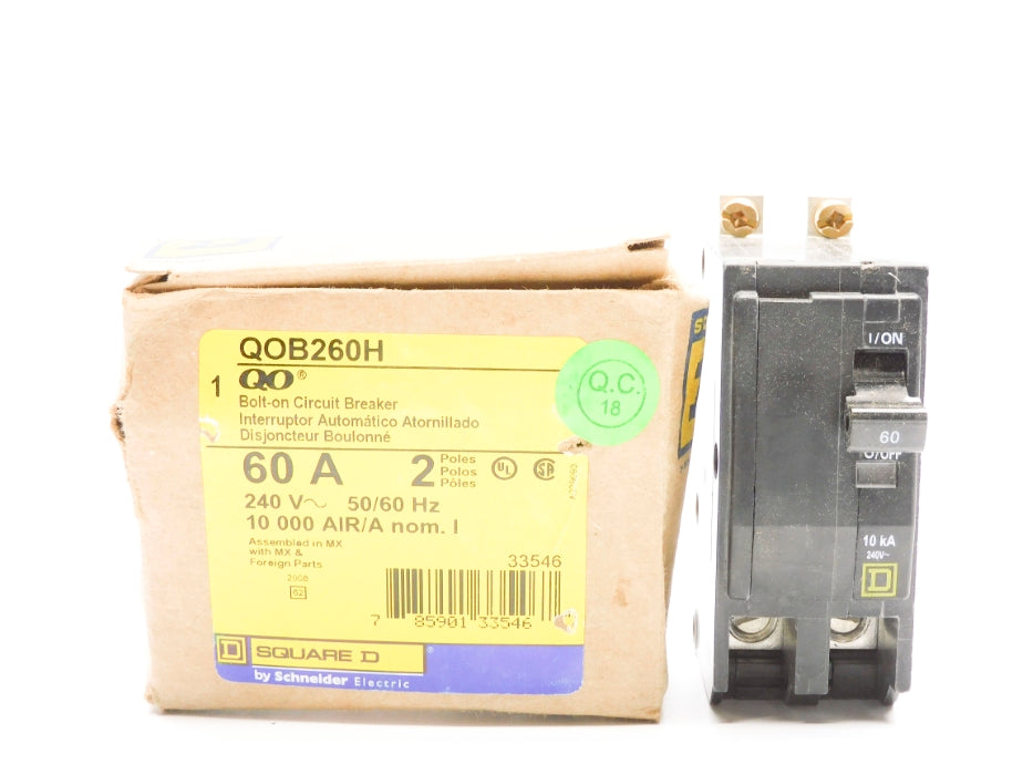SQUARE D QOB260H 240V 60A NSMP
