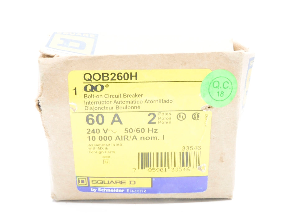 SQUARE D QOB260H 240V 60A NSMP