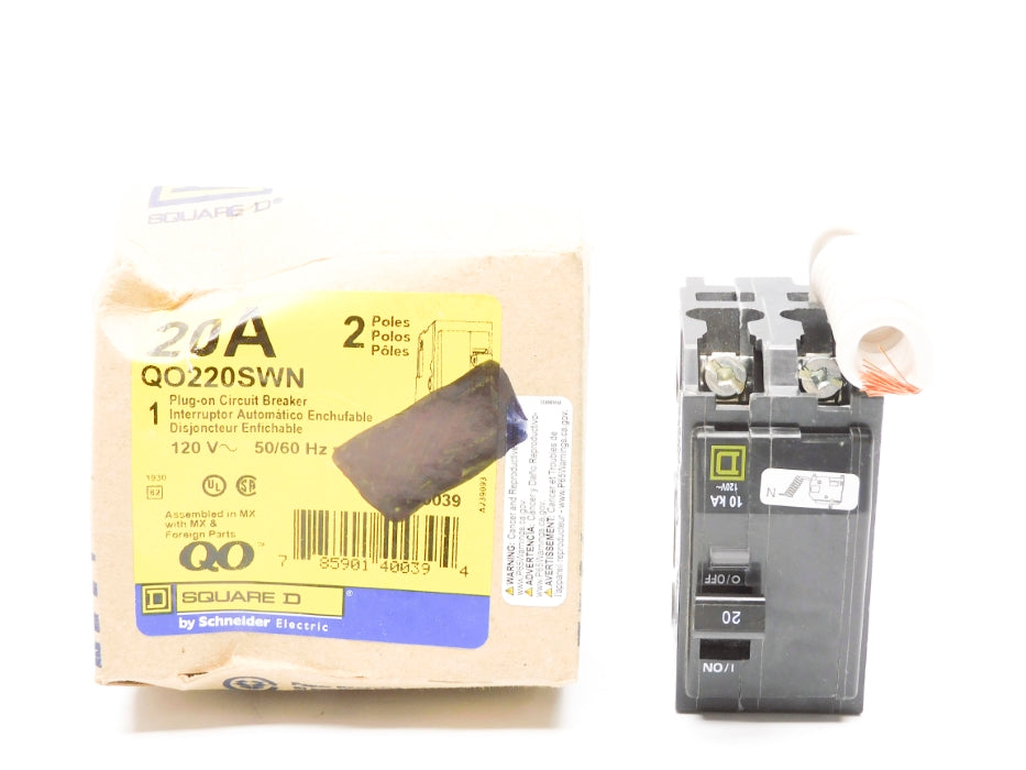 SQUARE D QO220SWN NSMP
