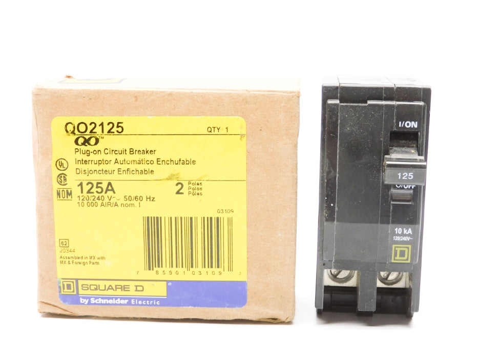 SQUARE D QO2125 125A 120/240V NSMP