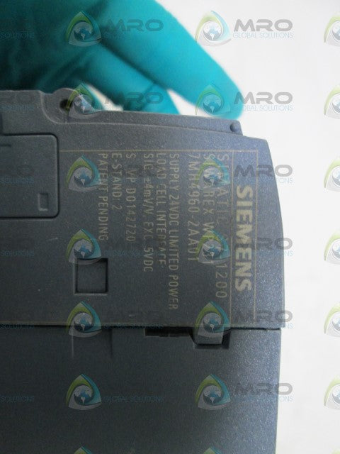SIEMENS SIWAREX ELECTRONIC FOR CONNECTING 7MH4960-2AA01 (AS PICTURED) *USED*