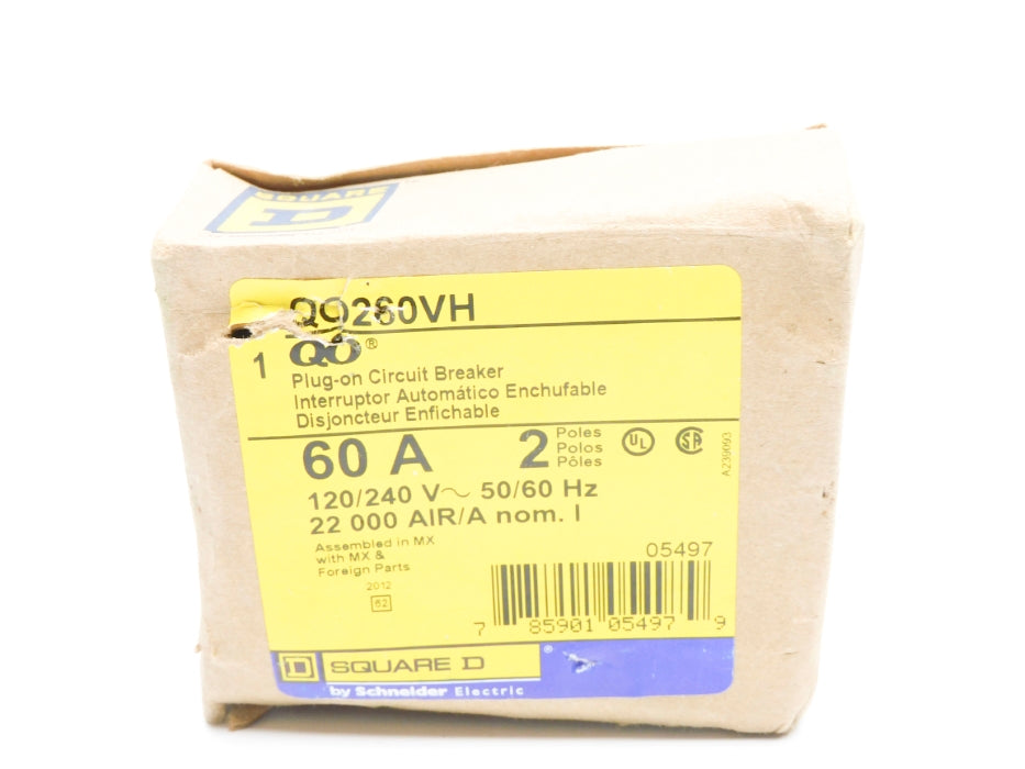SQUARE D QO260VH 60A 120/240V NSMP