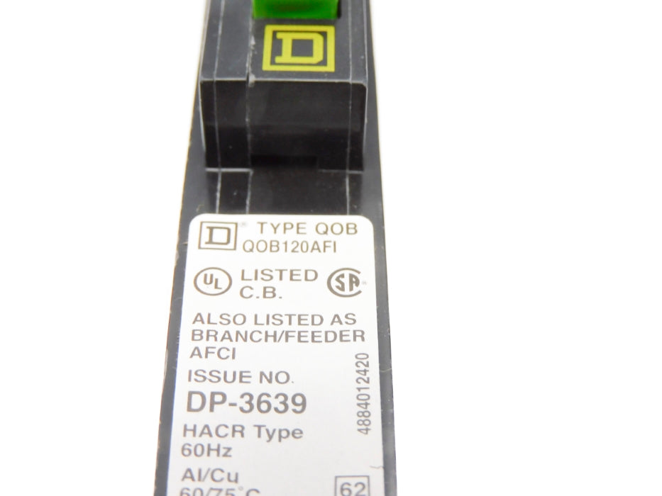 SQUARE D QOB120AFI 120V 20A NSMP