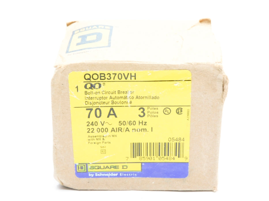 SQUARE D QOB370VH 70A 240V (AS PICTURED) NSMP