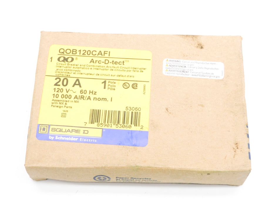 SQUARE D QOB120CAFI 20A 120V NSMP