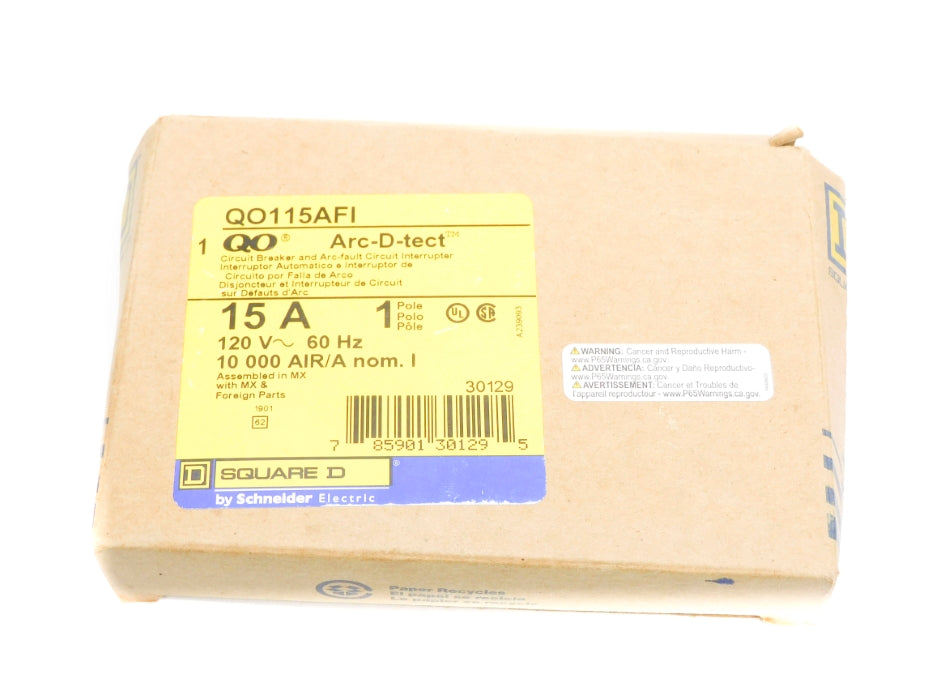 SQUARE D QO115AFI 15A 120V NSMP