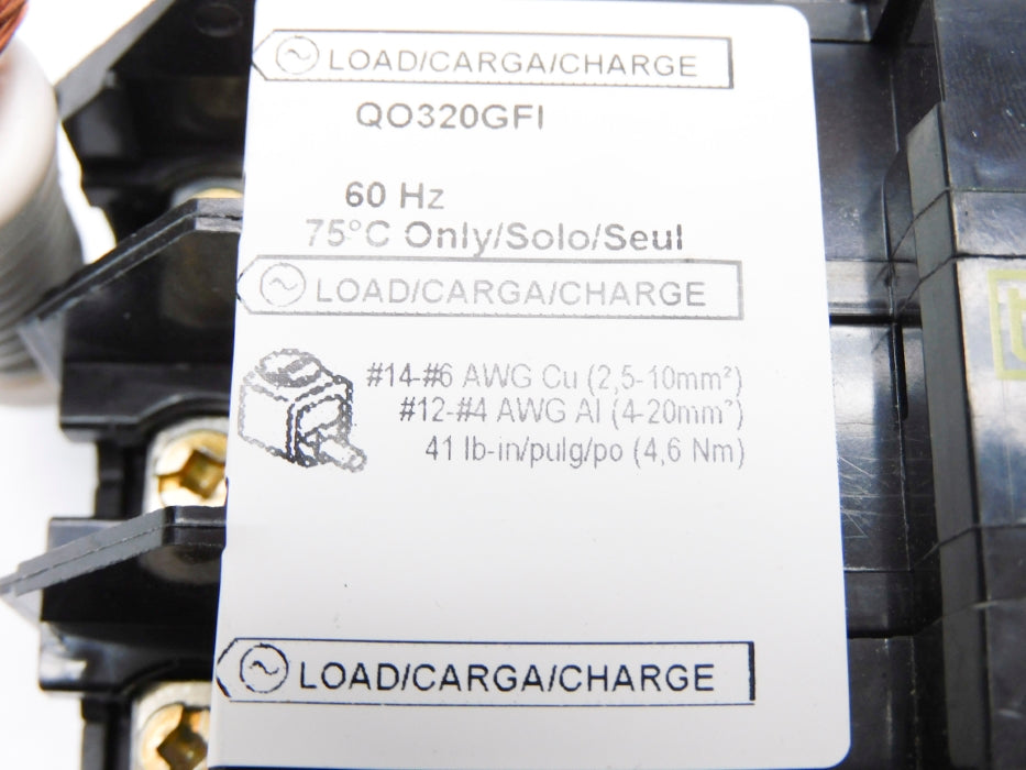 SQUARE D QO320GFI 20A 208/120V NSMP