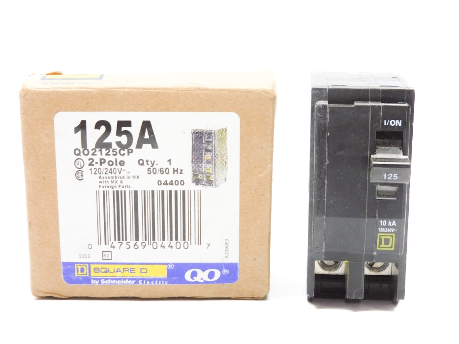 SQUARE D QO2125CP 125A 120/240V NSMP