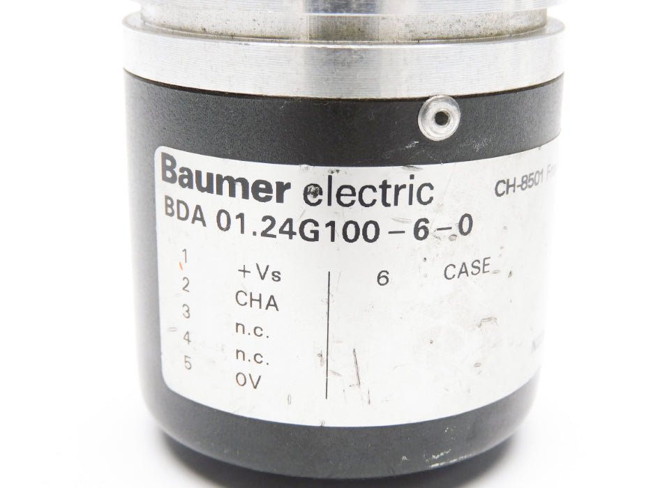 BAUMER ELECTRIC BDA01.24G100-6-0 CH-8501 UNMP