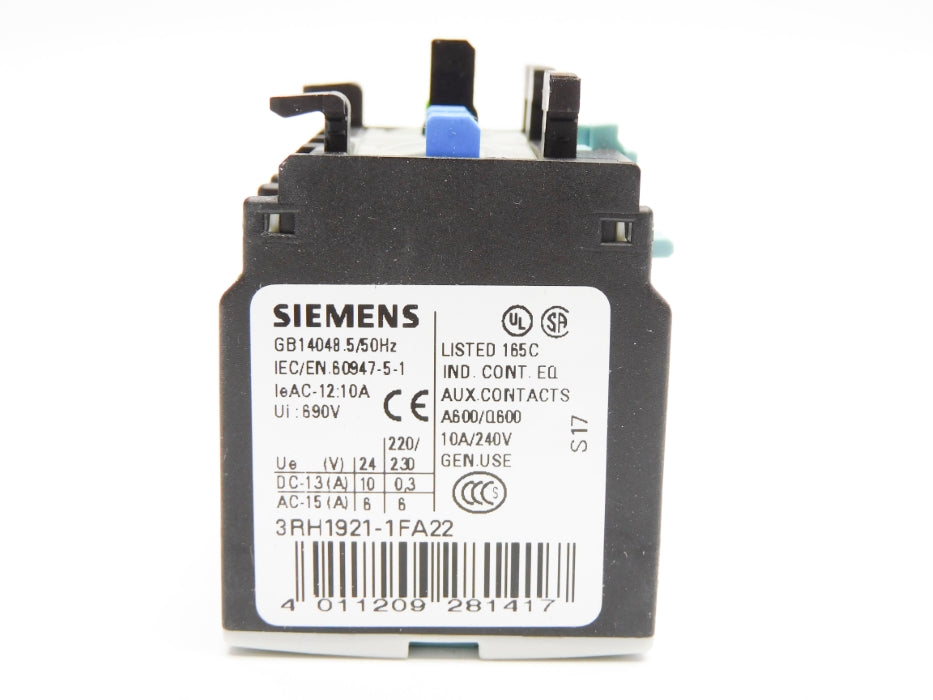 SIEMENS 3RH1921-1FA22 NSNP