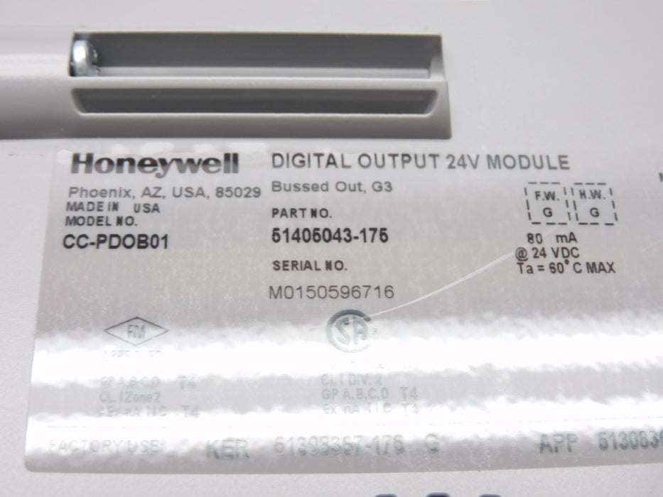 HONEYWELL CC-PDOB01 51405043-175 F/W G NUPI