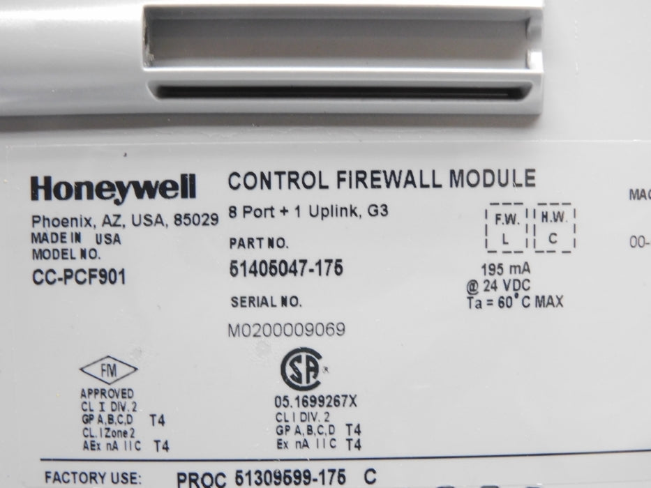 HONEYWELL CC-PCF901 51405047-175 F/W L NUPI