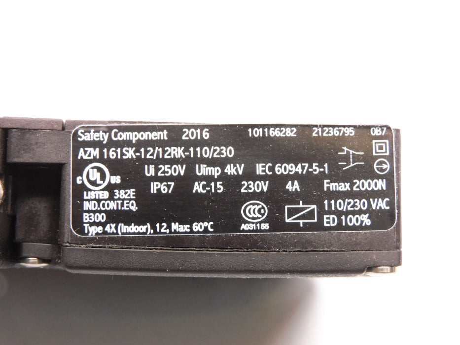 SCHMERSAL AZM161SK-12/12RK-110/230 101166282 (NO KEY) NSMP