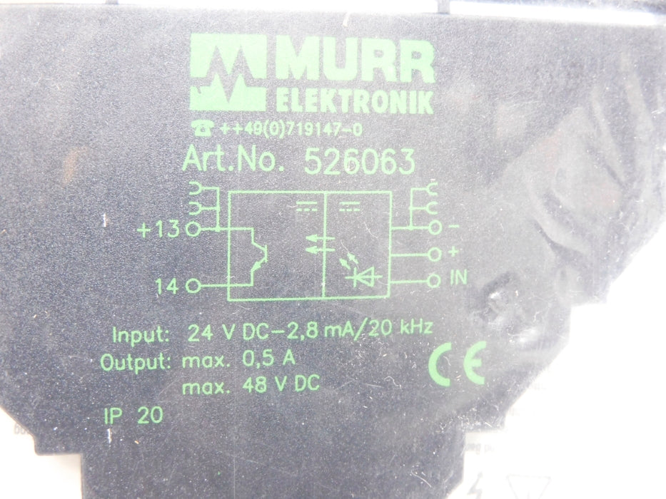 MURR ELEKTRONIK 526063 24VDC NSMP