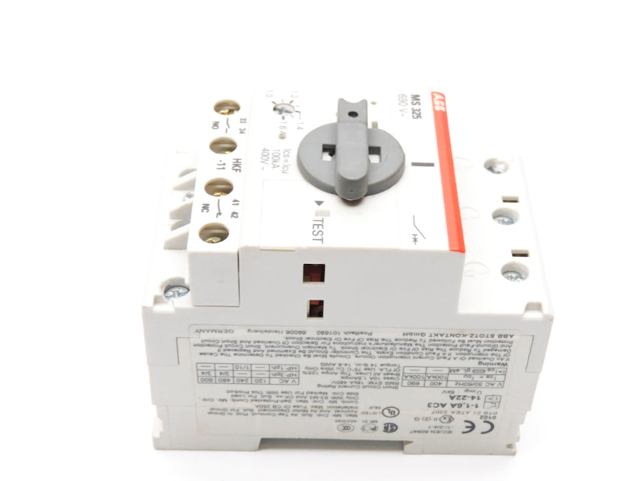 ABB MS325 690V 1.0-1.6A NSNP