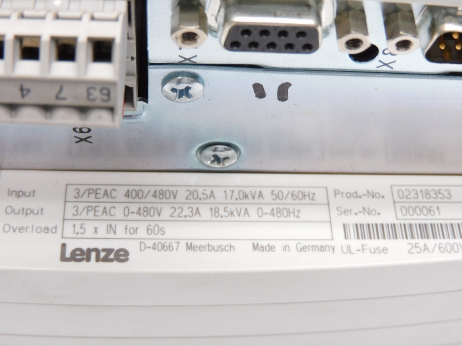 LENZE EVS9326-ES 13295287 (AS PICTURED) UNMP