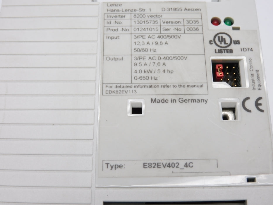 LENZE E82EV402K4C 13015735 NSNP