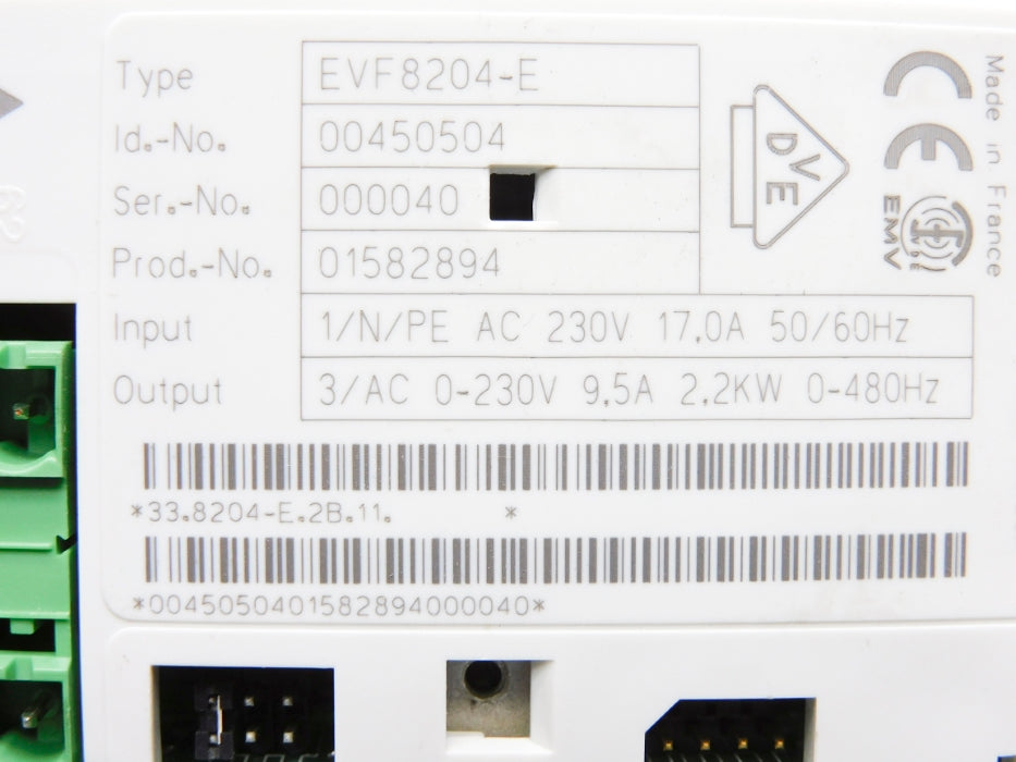 LENZE EVF8204-E 00450504 (AS PICTURED) NSNP