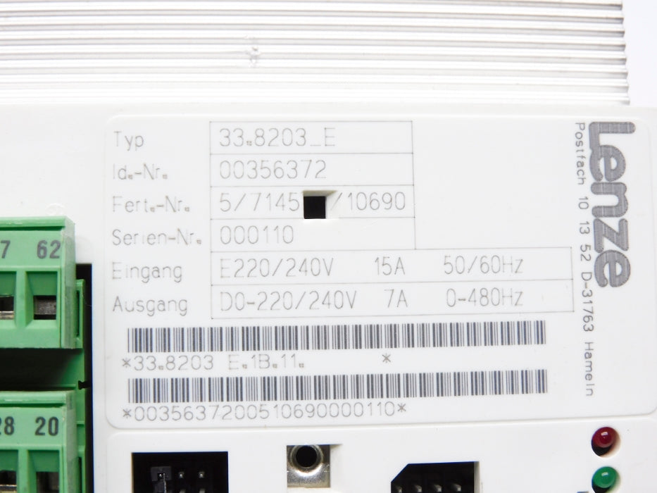 LENZE 33.8203_E  00356372 UNMP