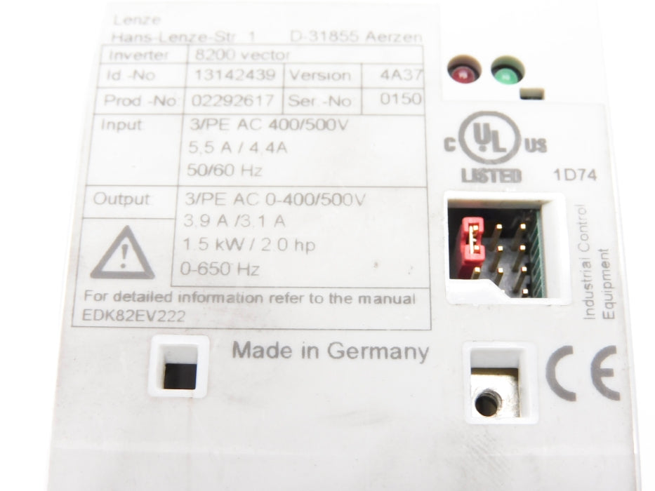 LENZE E82EV152_4C 13142439 UNMP