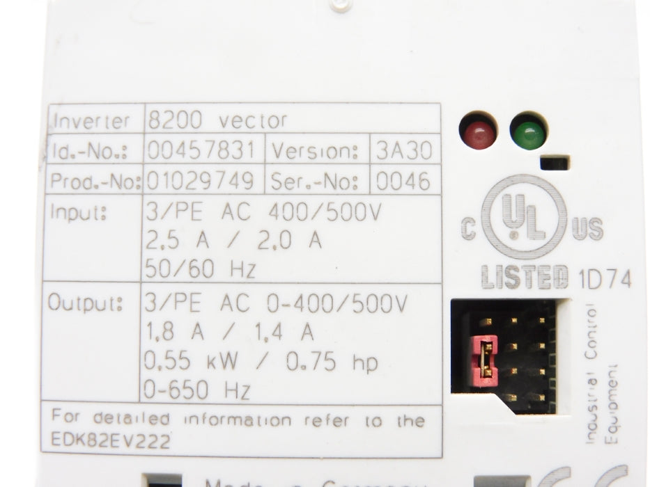 LENZE E82EV551_4C 00457831 UNMP