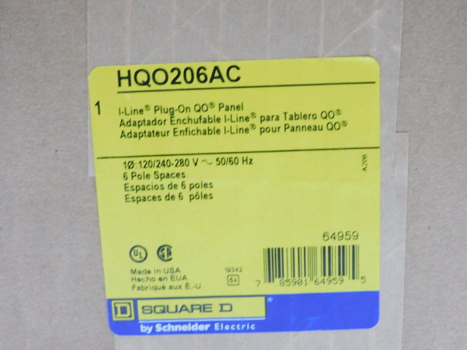 SQUARE D HQO206AC 280V NSFS