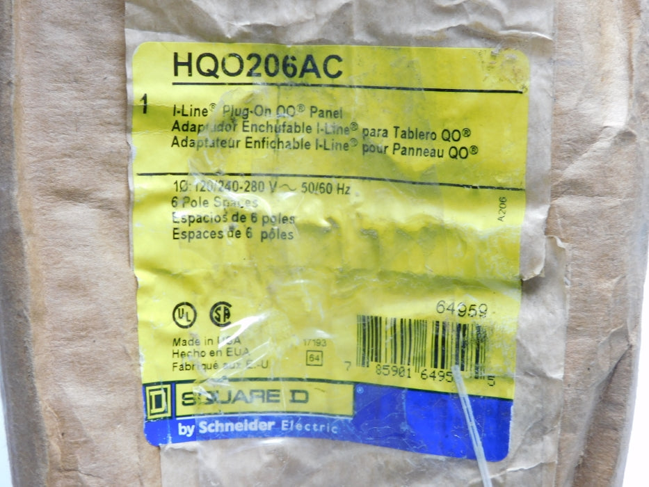 SQUARE D HQO206AC NSMP