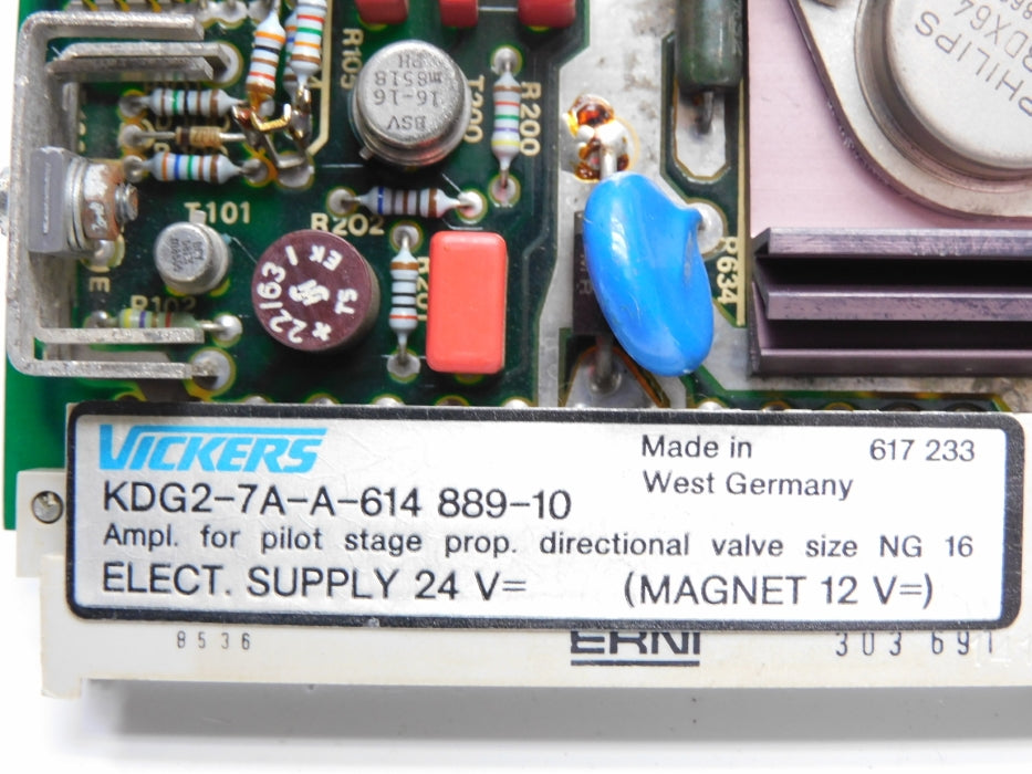 VICKERS KDG2-7A-A-614889-10 UNMP