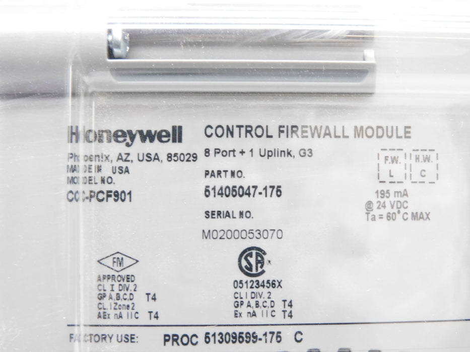 HONEYWELL CC-PCF901 51405047-175 F/W L NSFS