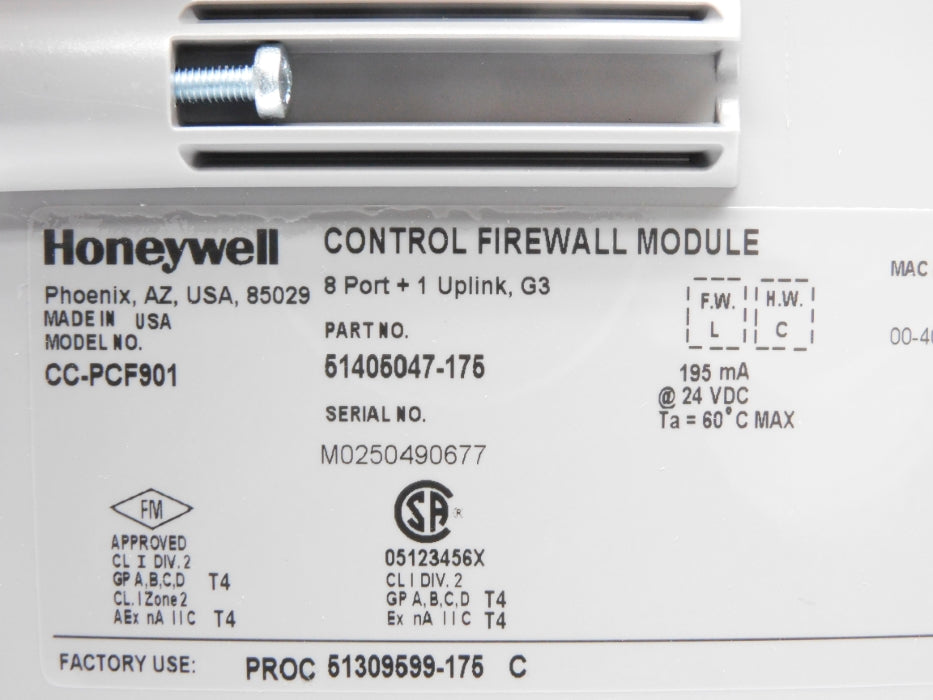 HONEYWELL CC-PCF901 51405047-175 F/W L NSMP