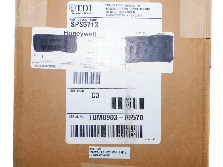HONEYWELL 51199930-100 SPS5713 NSFS