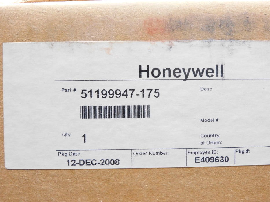 HONEYWELL 51199947-175 w/ 51303940-150 Rittal 9967295 NSMP