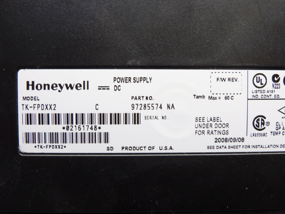 HONEYWELL TK-FPDXX2 97285574 (AS PICTURED) NUPI