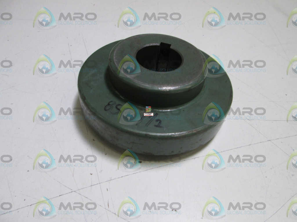 WOOD'S FLANGE COUPLING ( DARK GREEN) 8S X 1 1/2 *USED*