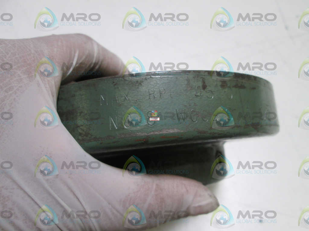 WOOD'S FLANGE COUPLING ( DARK GREEN) 8S X 1 1/2 *USED*