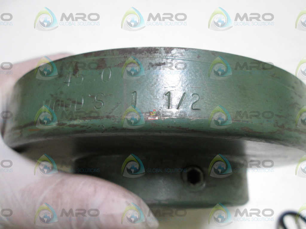 WOOD'S FLANGE COUPLING ( DARK GREEN) 8S X 1 1/2 *USED*