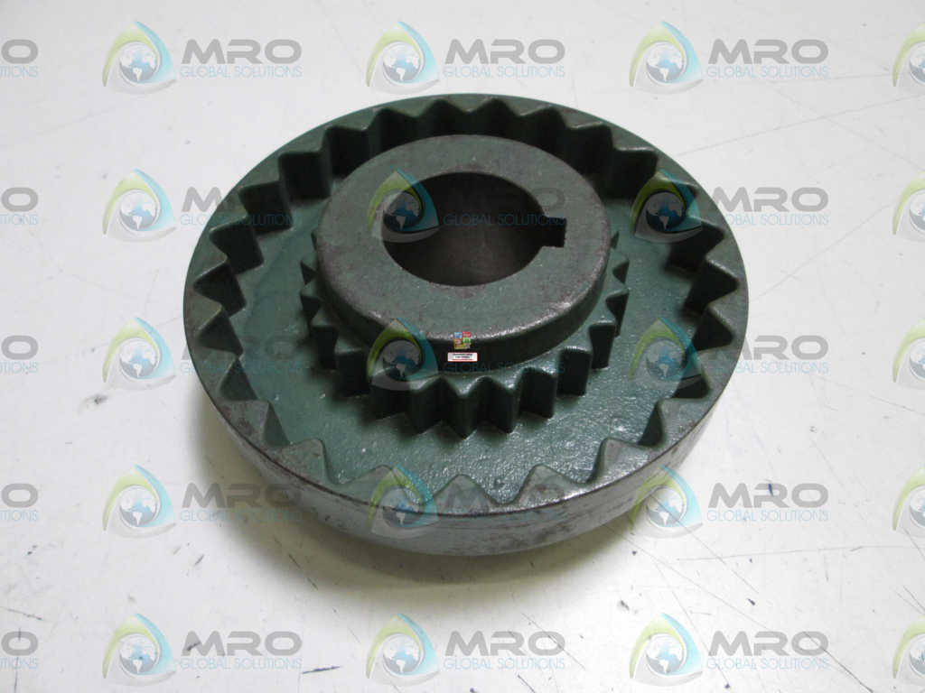 WOOD'S FLANGE COUPLING ( DARK GREEN) 8S X 1 1/2 *USED*