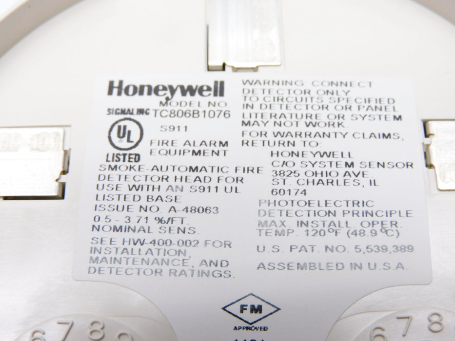 HONEYWELL TC806B1076 NSMP