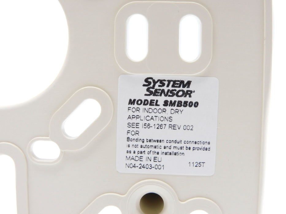 SYSTEM SENSOR SMB500 (PKG OF 12) NSMP