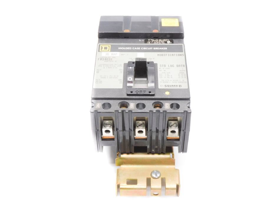 SQUARE D FA34030 SER. 2 30A 480V (AS PICTURED) NUPI