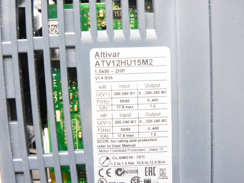 SCHNEIDER ELECTRIC ATV12HU15M2 NSMP