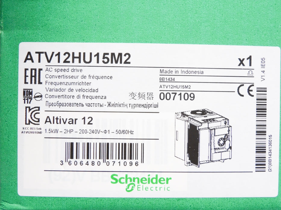 SCHNEIDER ELECTRIC ATV12HU15M2 NSMP
