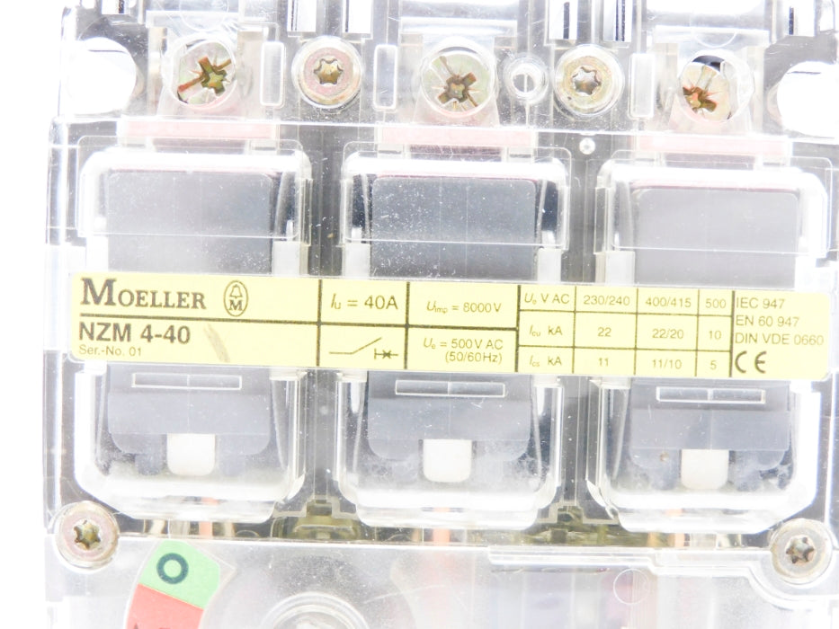 KLOCKNER MOELLER NZM4-40 40A 415V UNMP