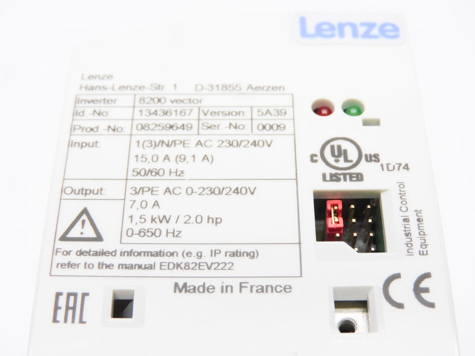 LENZE E82EV152K2C 13436167 NSMP