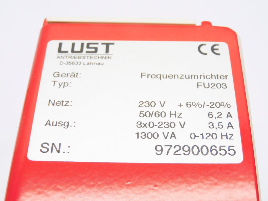 LUST FU203 NSMP