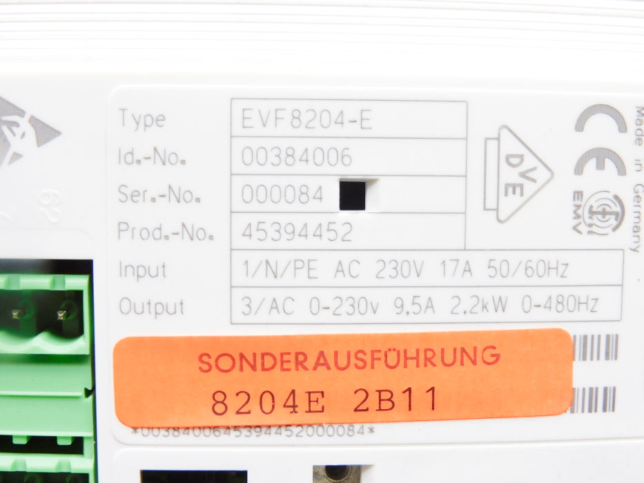 LENZE EVF8204-E 00384006 NSMP